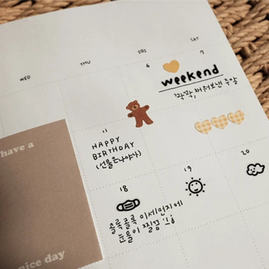 SUATELIER Stickers No. 1119: Handwriting#1