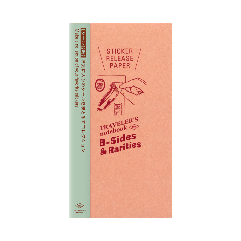 TRAVELERS Notebook Refill Sticker Release Paper