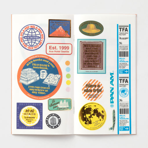 TRAVELERS Notebook Refill Sticker Release Paper