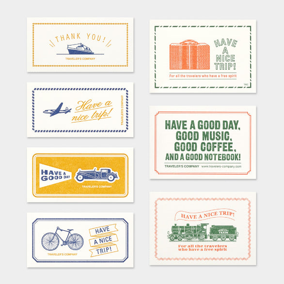 TRAVELERS Notebook Refill Message Card