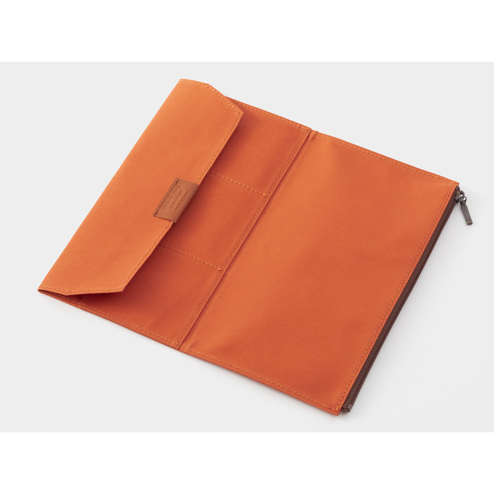 TRAVELERS Notebook Cotton Zipper Case Orange