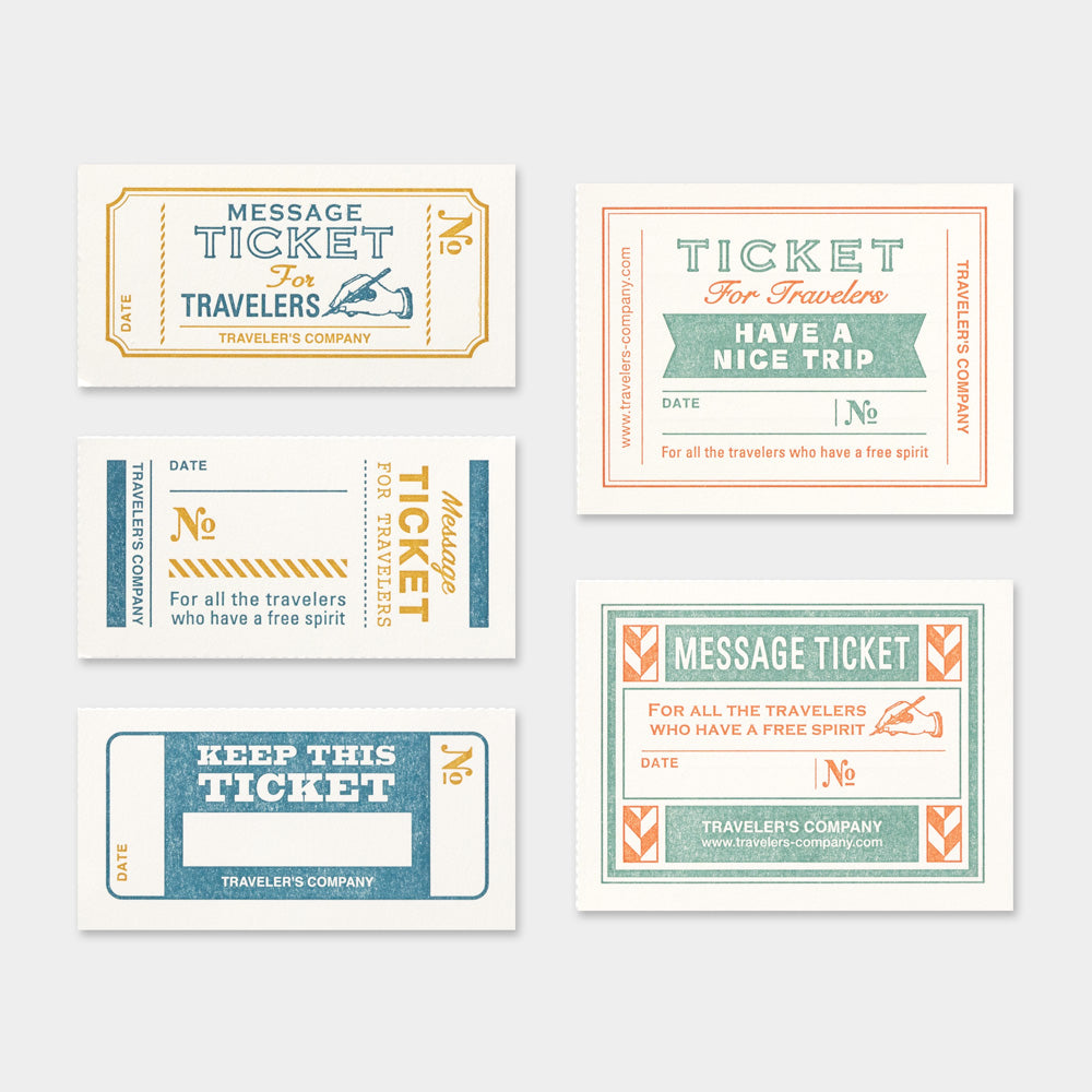 TRAVELERS Notebook Passport Refill Message Card