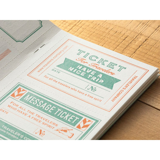 TRAVELERS Notebook Passport Refill Message Card