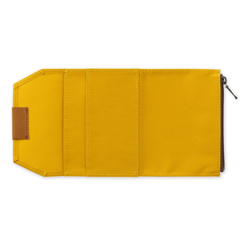 TRAVELERS Notebook PP Cotton Zipper Case Mustard