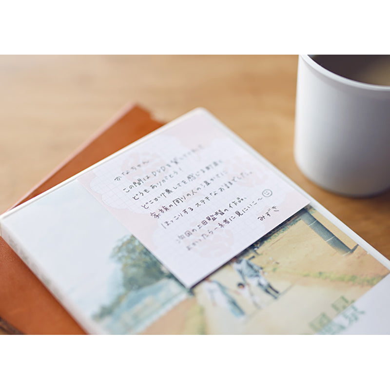 KING JIM Letter Sticky Note L-Flowers Default Title