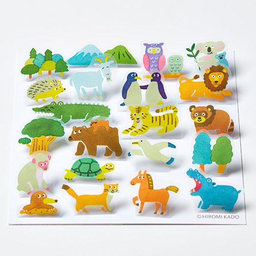 KING JIM Pop-Up Stickers POP003 Animal Default Title