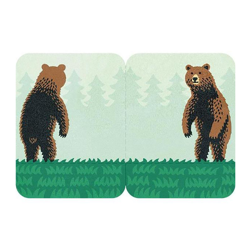 KING JIM Two Forked Sticky Note 3580-003 Bear Default Title