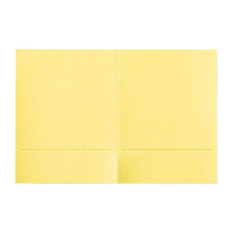 KING JIM Two Forked Sticky Note 3380 L-Yellow Default Title