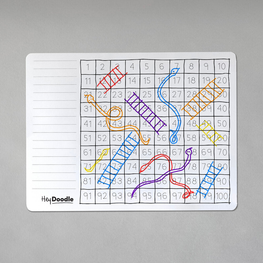 HeyDoodle Placemats-EDU:100 Squares 1208398