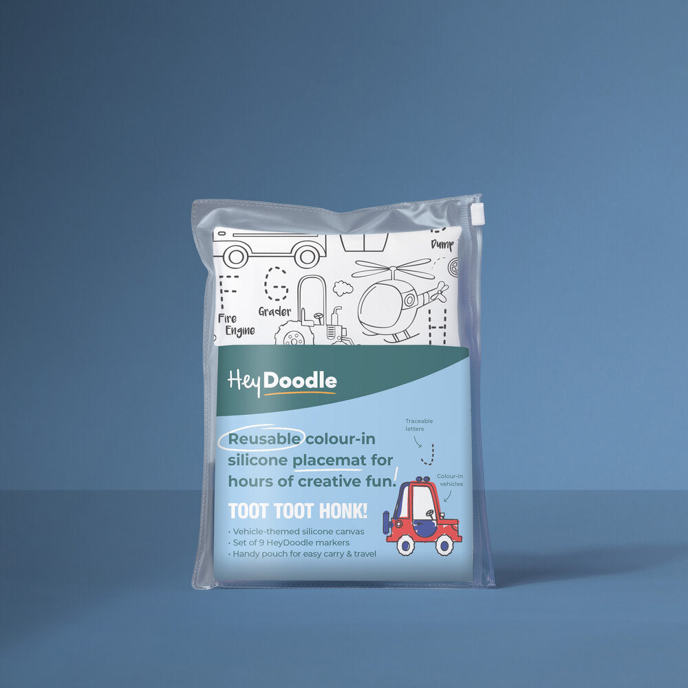 HeyDoodle Placemats-ABC:Toot-Toot Honk 1208393