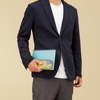 KOKUYO ME Flat Pouch 205/23/70mm Smoky Sky Default Title