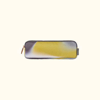 KOKUYO ME Flat Pouch 205/23/70mm Golden Green/Gray Default Title