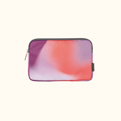 KOKUYO ME Flat Pouch 205/23/130mm Shell Pink/Chic Plum Default Title