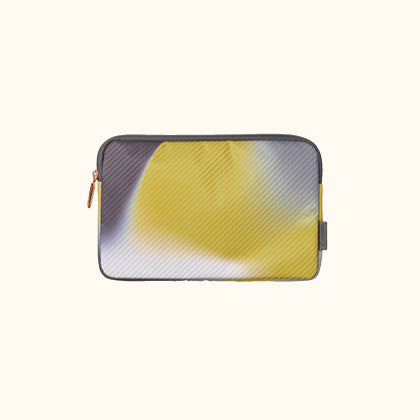 KOKUYO ME Flat Pouch 205/23/130mm Golden Green/Gray Default Title