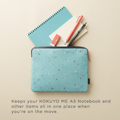 KOKUYO ME Flat Pouch A5 Grayish Black Default Title