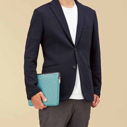 KOKUYO ME Flat Pouch A5 Shell Pink/Chic Plum Default Title