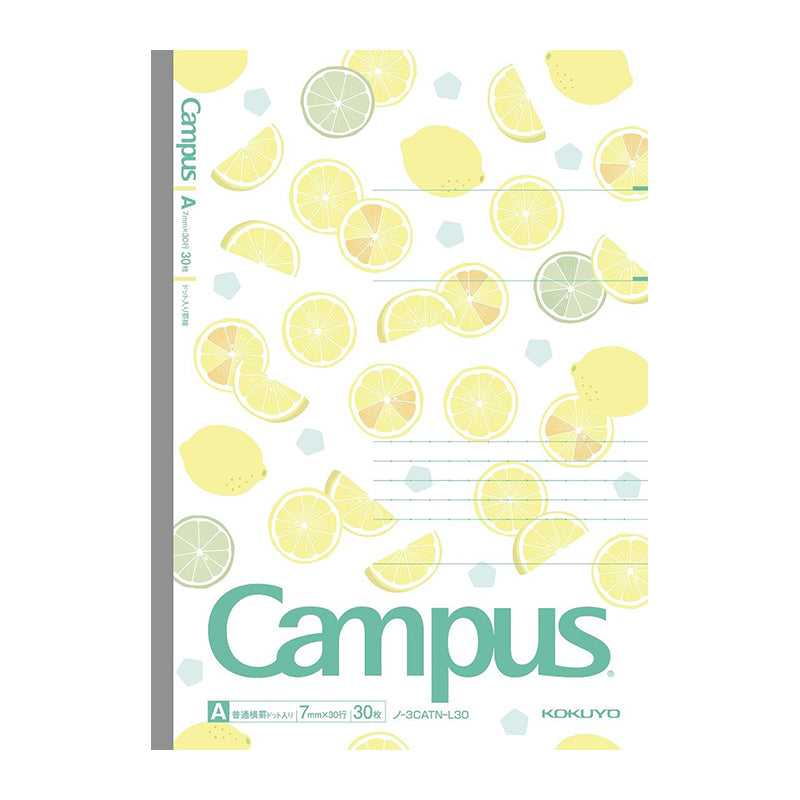 KOKUYO Campus Notebook B5 Ltd Fruity Pop Dot Ruled Lemon Default Title