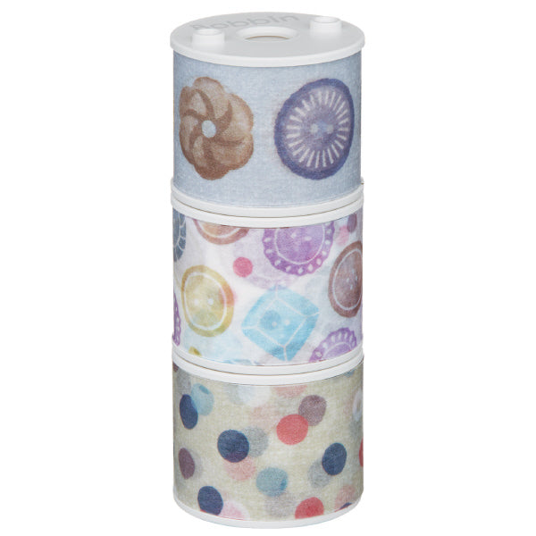 KOKUYO Bobbin Masking Tape 3s Buttons & Beads Default Title