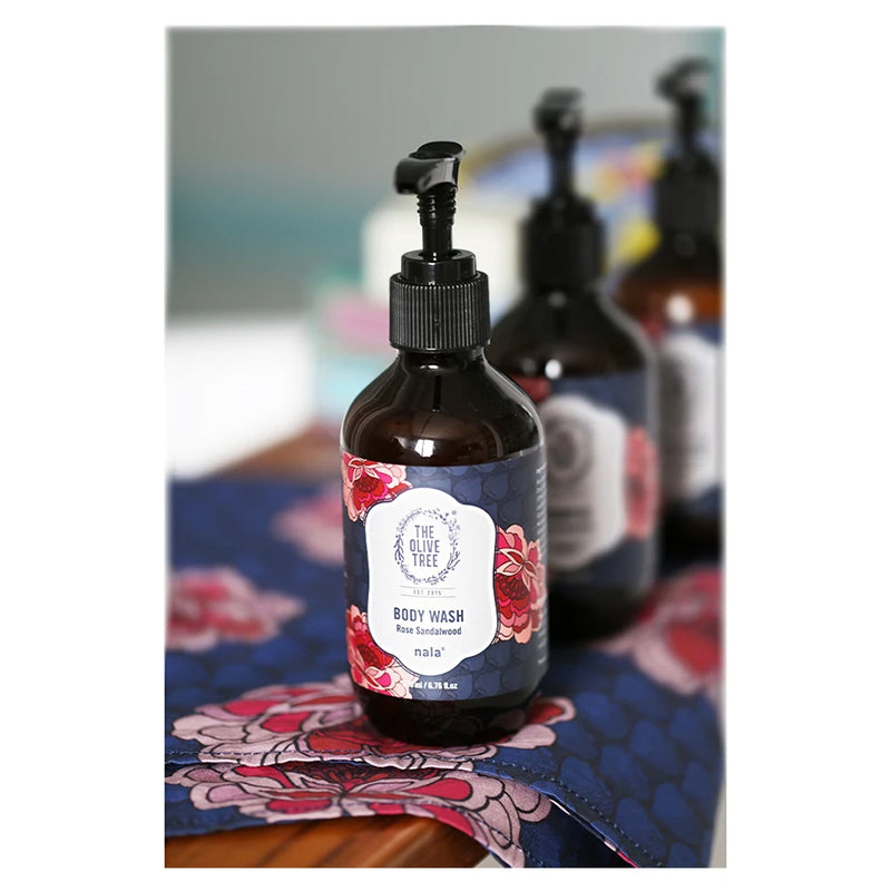 NALAxThe Olive Tree Rose Sandalwood Body Wash