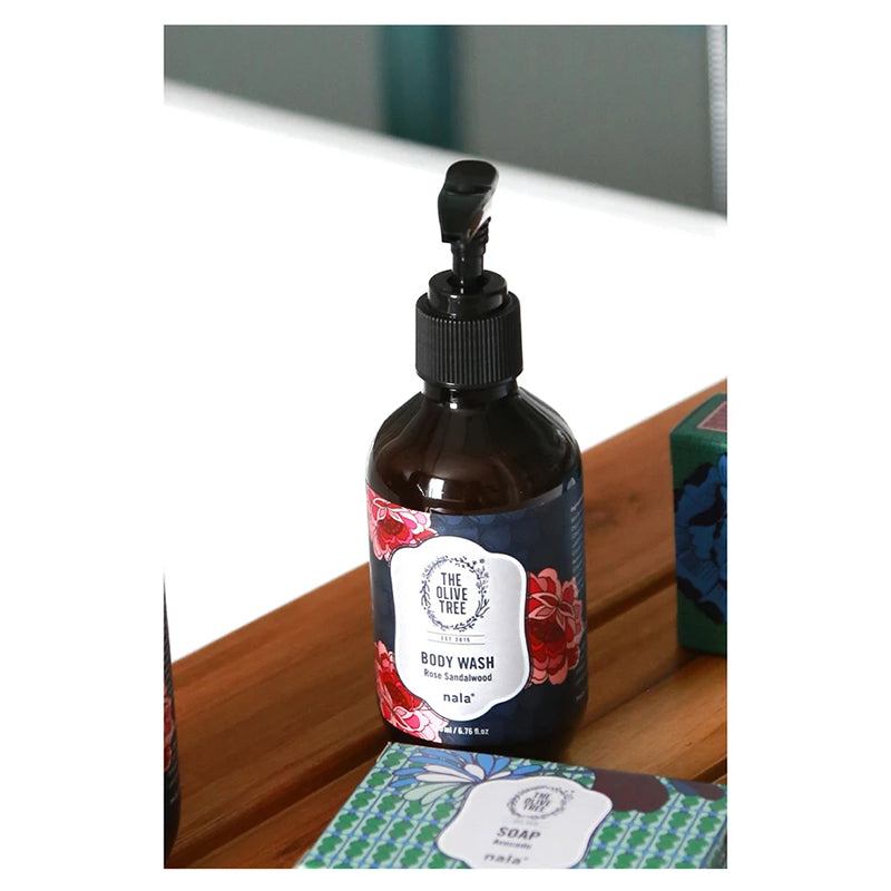 NALAxThe Olive Tree Rose Sandalwood Body Wash
