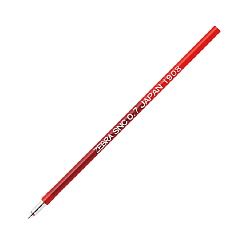 ZEBRA SNC Refill 0.7mm Red