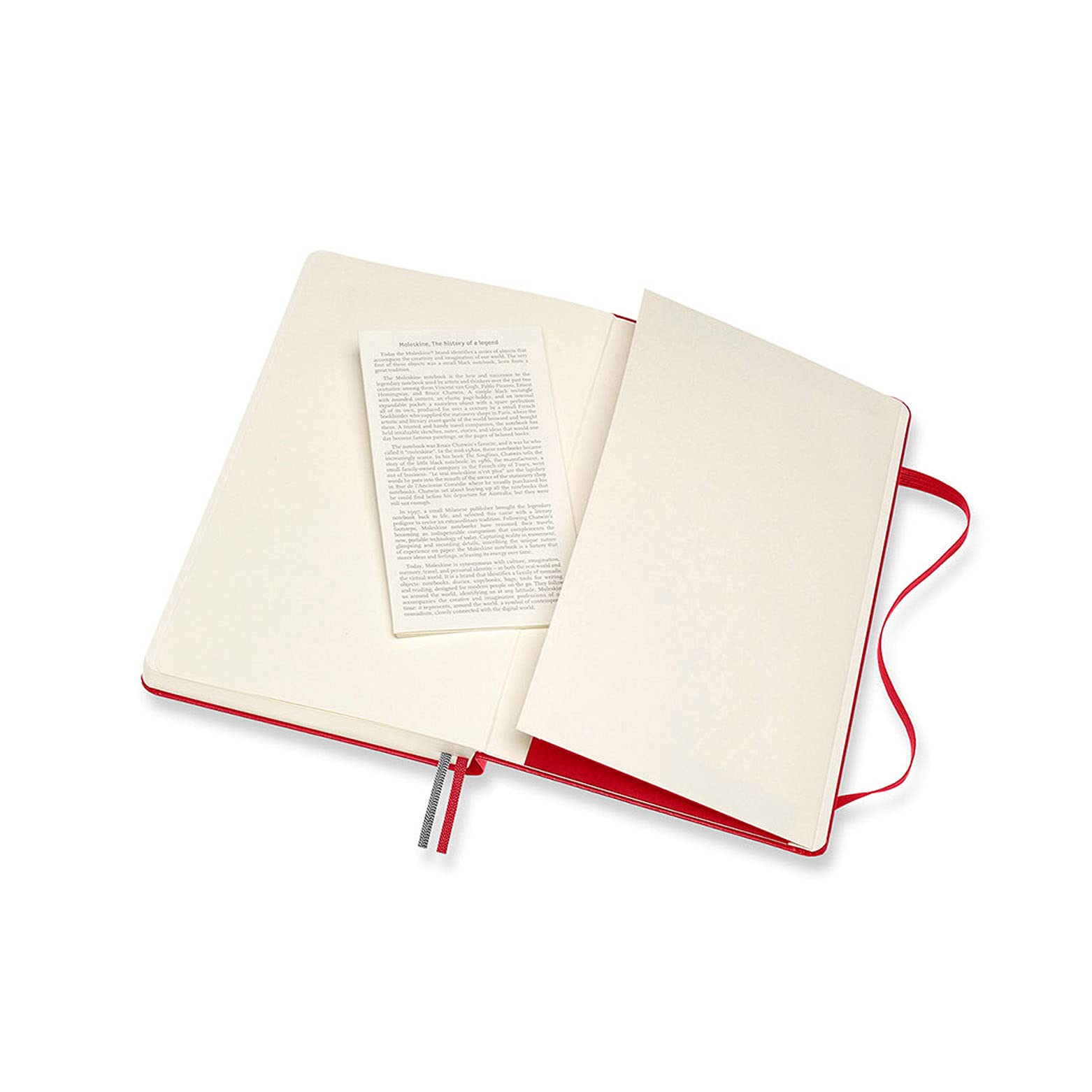 MOLESKINE Classic Expanded L Ruled Hard Scar. Red