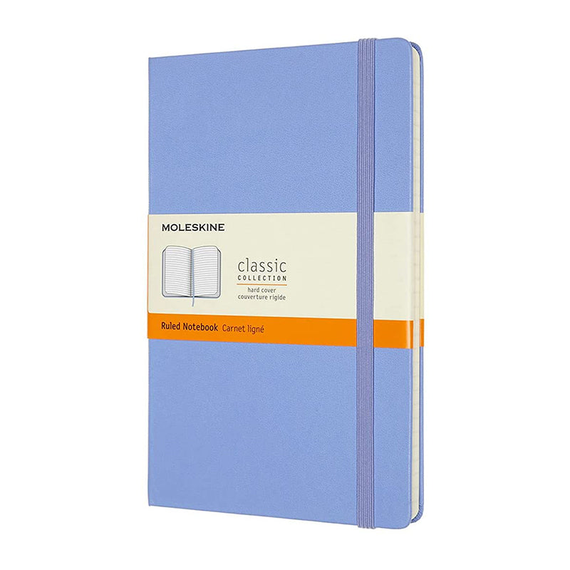 MOLESKINE Classic L Ruled Hard Hydrangea Blue