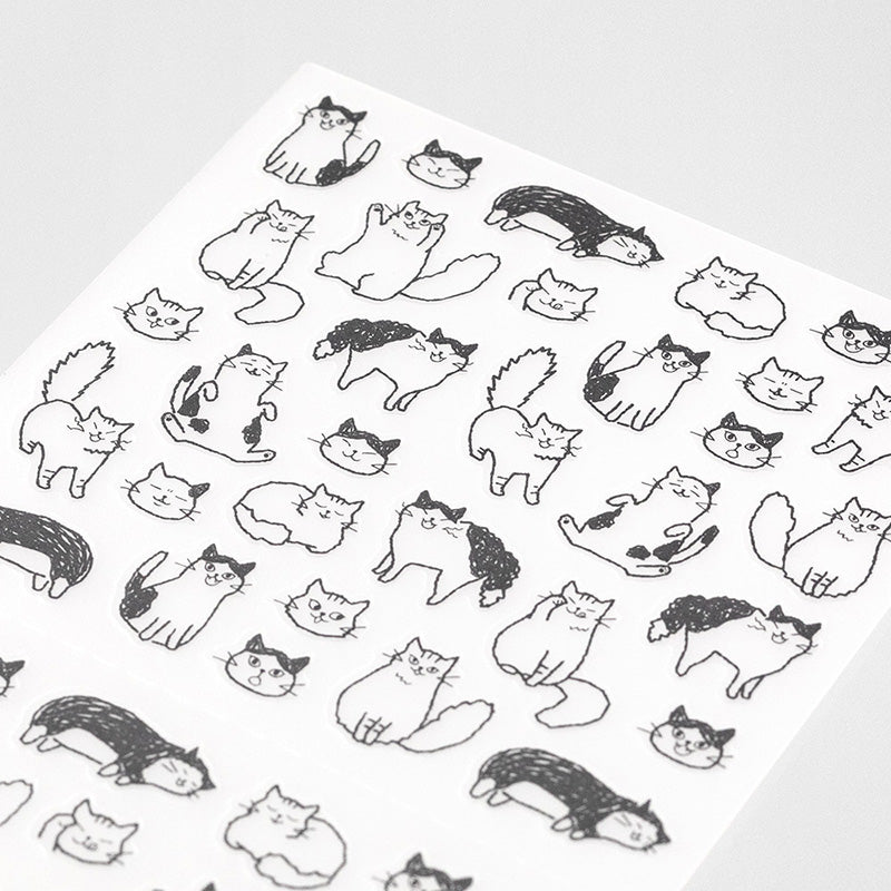 MIDORI Sticker 2544 Chat Cat