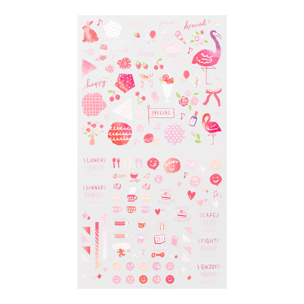 MIDORI Sticker 2558 Color Pink