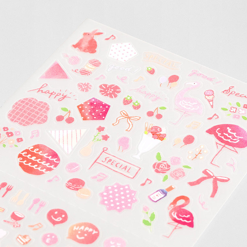 MIDORI Sticker 2558 Color Pink