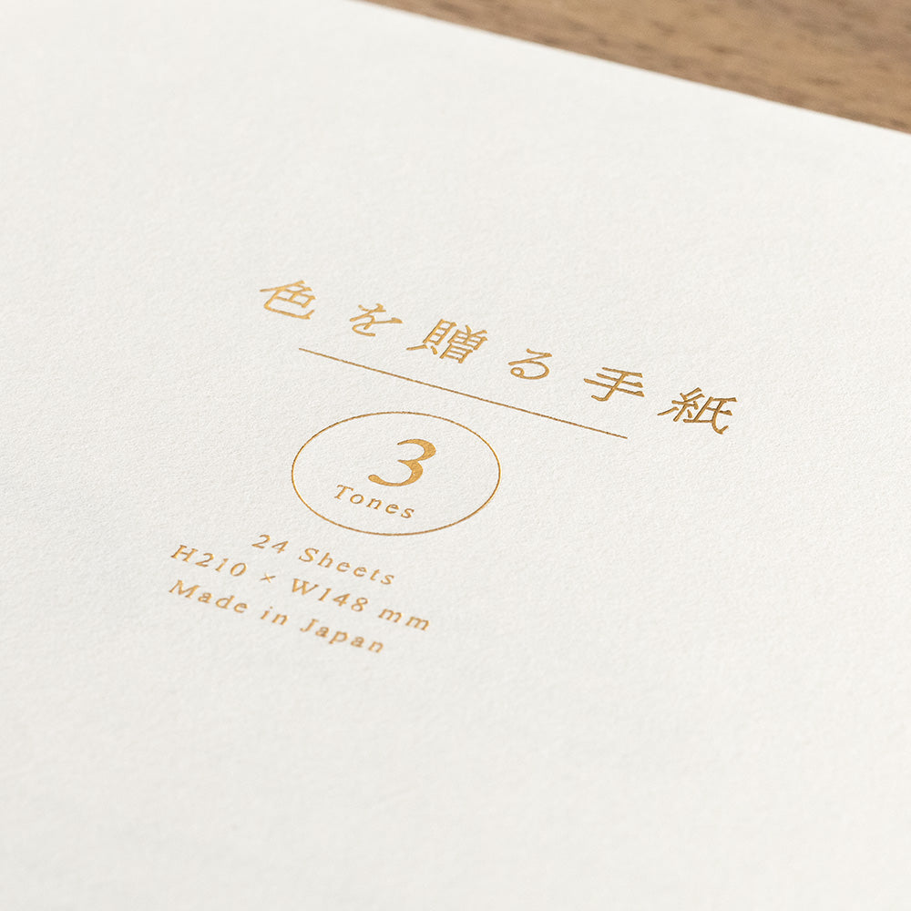 MIDORI Giving A Color Letter Pad A5 White