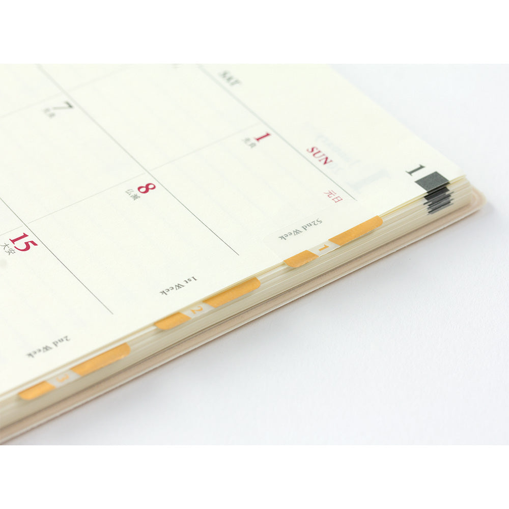 MIDORI Index Label Chiratto 2320 Number Gold