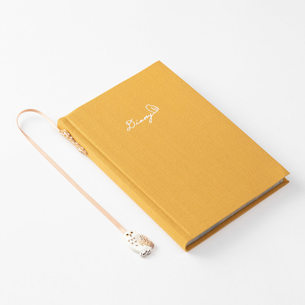 MIDORI Diary with Embroidery Bookmark