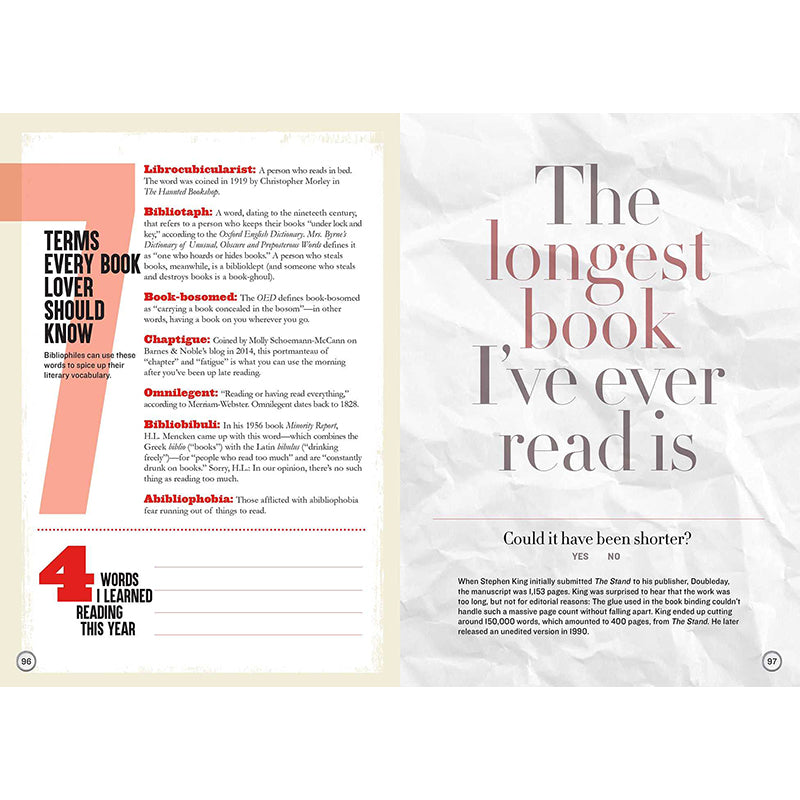 The Curious Reader Journal for Book Lovers Default Title