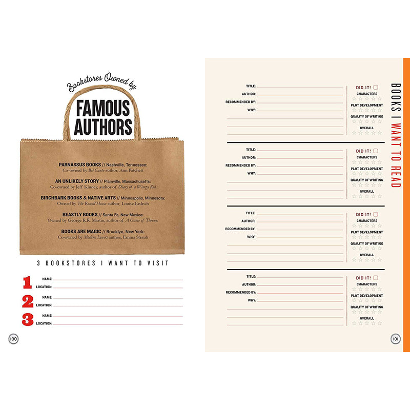 The Curious Reader Journal for Book Lovers Default Title