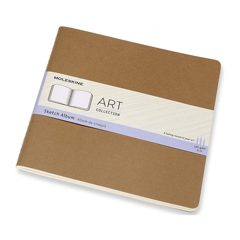 MOLESKINE Art Plus Sketch Album Squared Kraft Brow