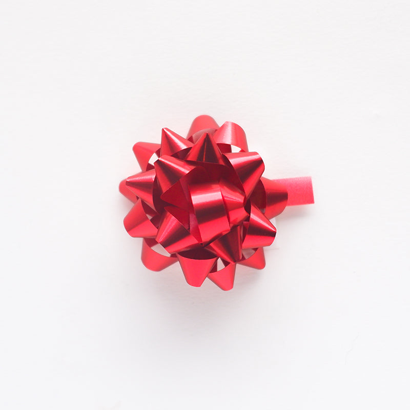 CLAIREFONTAINE Mini Bow Ribbon 50mm 1s Christmas Wine Red Default Title