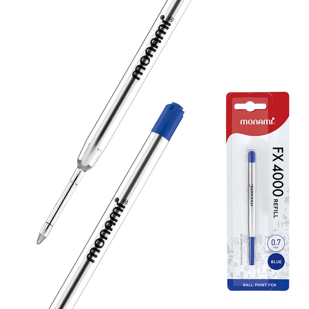 MONAMI Ball Pen Refill FX 4000 1.0mm Blue
