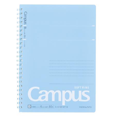 KOKUYO Campus Soft Ring A5 Dot Ruled 40s Blue Default Title