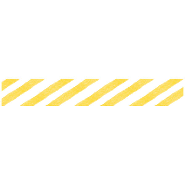 KOKUYO Bobbin Masking Tape Stripe Yellow Default Title