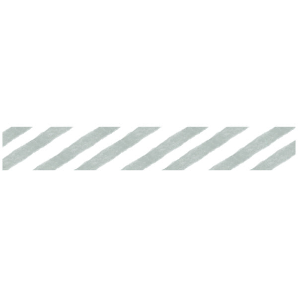 KOKUYO Bobbin Masking Tape Stripe Grey Default Title