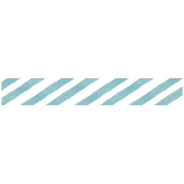 KOKUYO Bobbin Masking Tape Stripe Blue Default Title