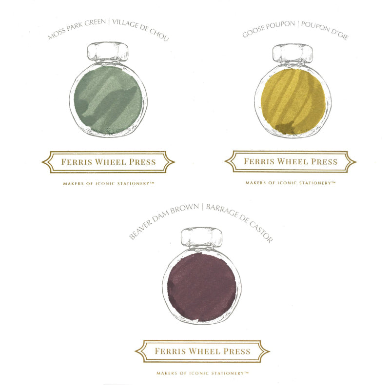 FERRIS WHEEL PRESS FP Ink 38ml 3s The Moss Park Collection Default Title