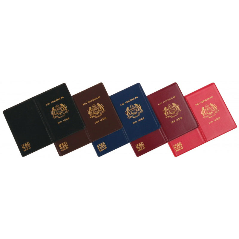 CBE IC Card Holder 9406-PVC 92x57mm 6P Red Default Title