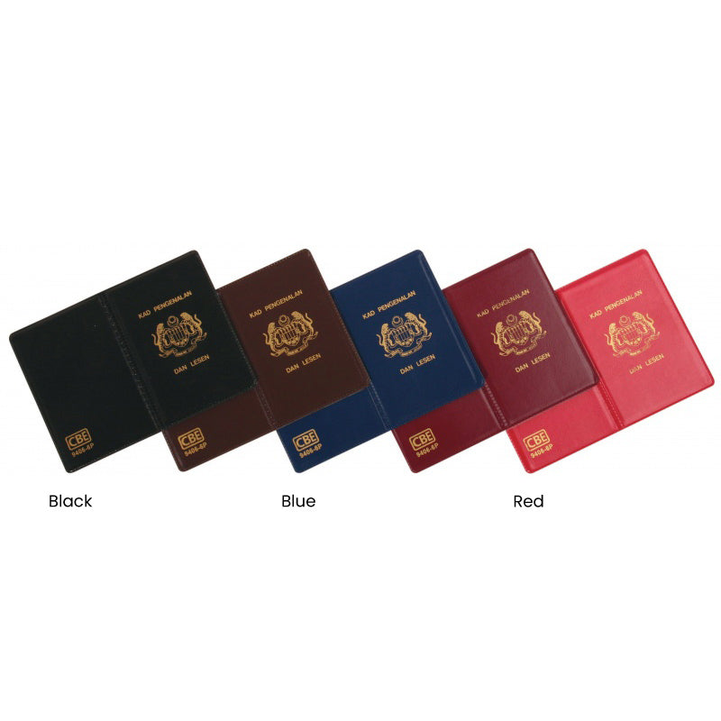 CBE IC Card Holder 9406-PVC 92x57mm 6P Red Default Title