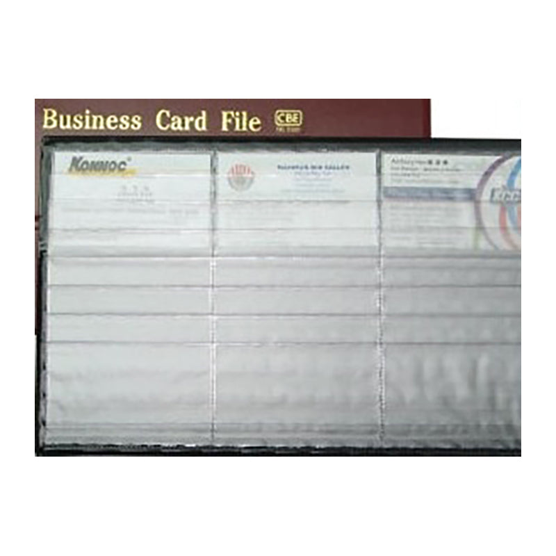CBE Name Card Holder BC3300 PVC 300 cards Red Default Title
