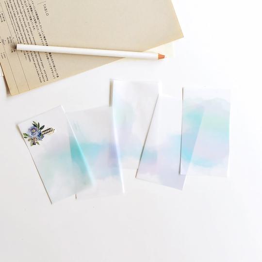 MU Dyeing Tracing Paper Pack 010 Vanilla Blue Sky