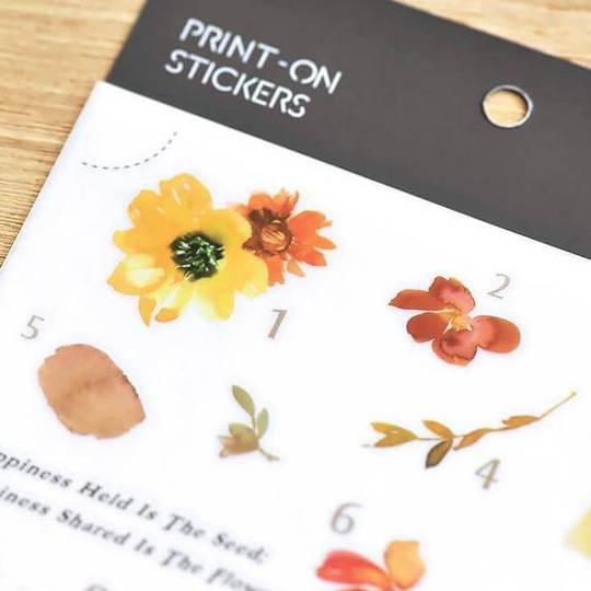 MU Print-On Sticker 2s 167 Orange Blossom And The
