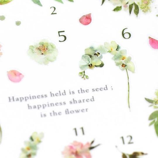 MU Print-On Sticker 2s 168 When The Flowers Blowin