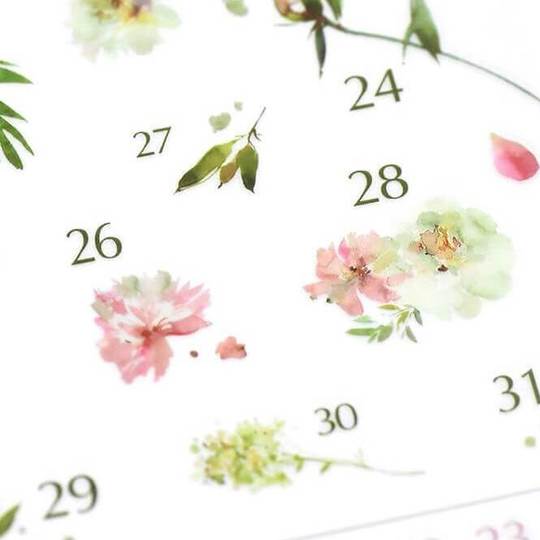 MU Print-On Sticker 2s 168 When The Flowers Blowin